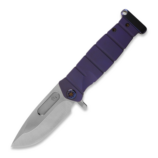 Skladací nôž Medford USMC FF, S45VN Tumbled Blade, Violet