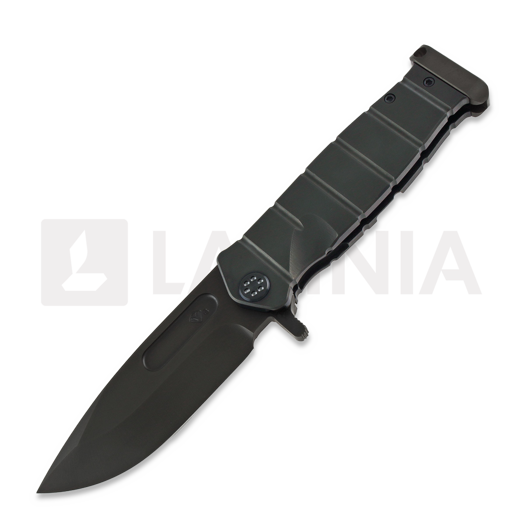 Nóż składany Medford USMC Fighter Flipper S35VN DLC, Black