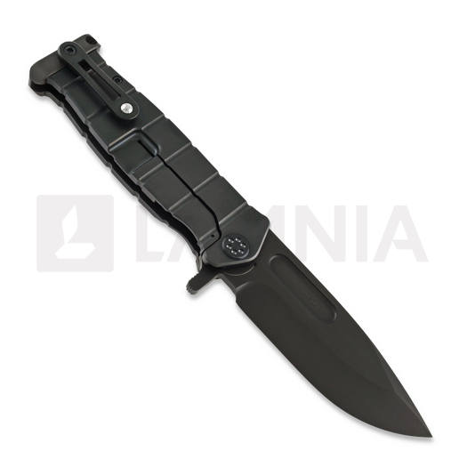 Navaja Medford USMC Fighter Flipper S35VN DLC, Black