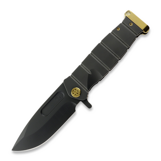 Medford USMC Fighter Flipper S35VN DLC, Black & Bronze