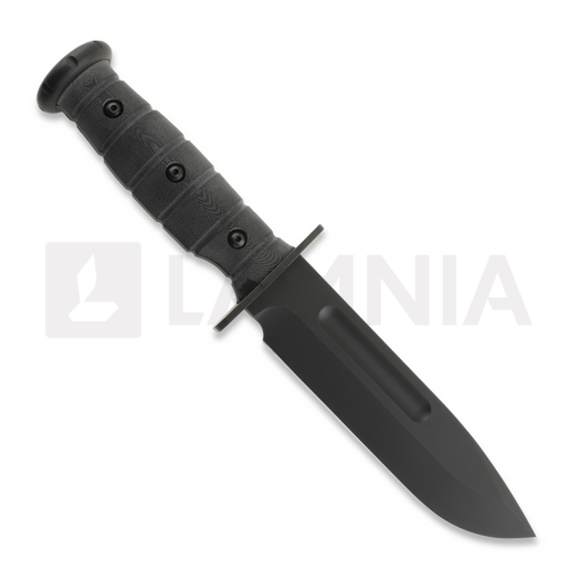 Medford USMC Fighter S35VN DLC Black Micarta puukko