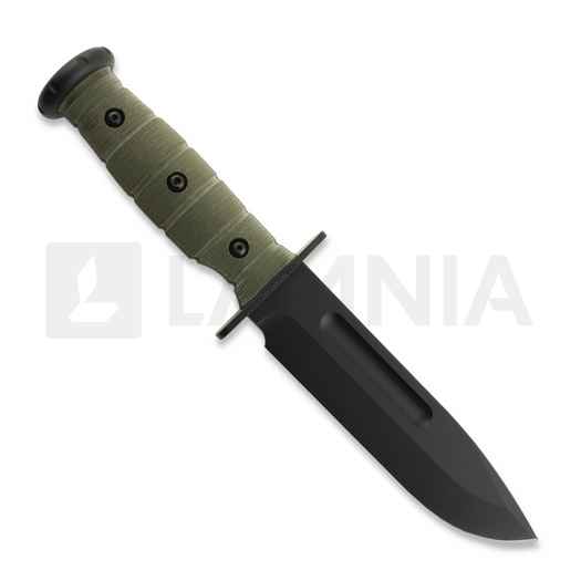 Medford USMC Fighter S35VN DLC Green/Brown Micarta