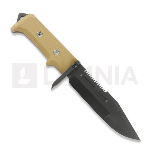Medford USMC Raider 3V DLC ナイフ, Coyote Tan G-10
