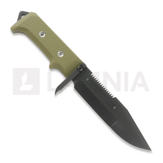 Medford USMC Raider 3V DLC ナイフ, OD Green G-10
