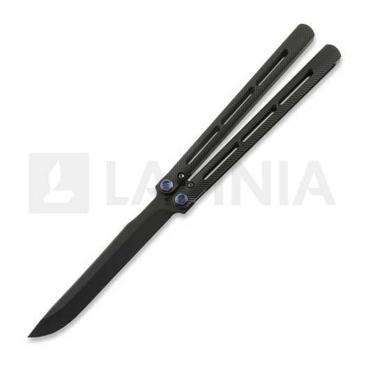 Balisong Medford Viceroy S45VN DLC Drop Point, Black