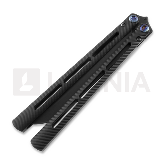 Medford Viceroy S45VN DLC Drop Point balisong, Black