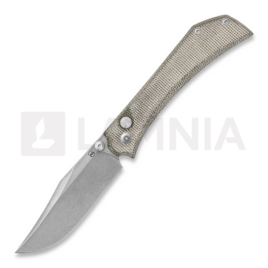 Zavírací nůž Mercury Amon - Elmax - Green Canvas Micarta