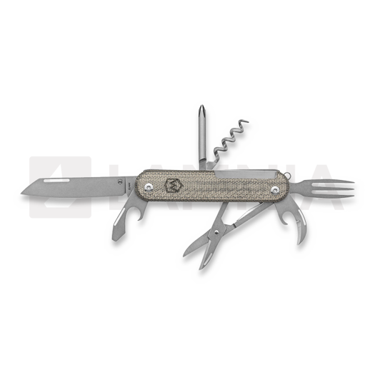 Zavírací nůž Mercury Duca 7 - Elmax - Green Canvas Micarta