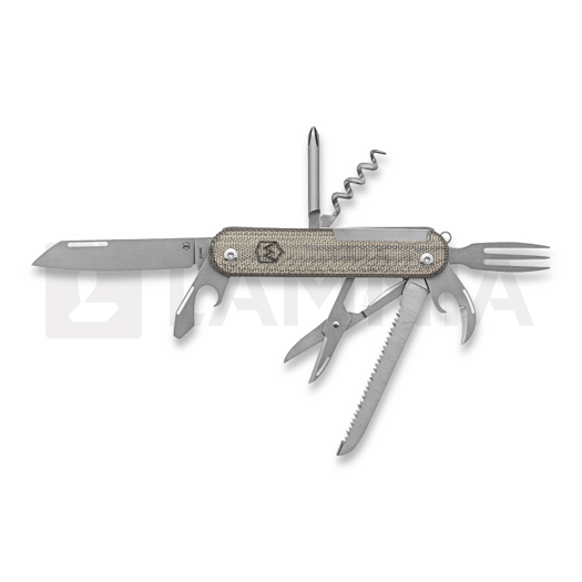 Складний ніж Mercury Duca 8 - Elmax - Green Canvas Micarta