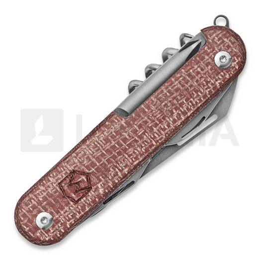 Складной нож Mercury Duca 8 - Elmax - Red Burlap Micarta