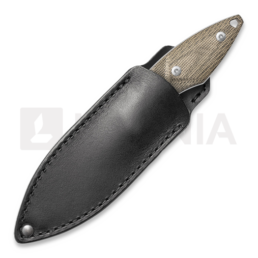 Mercury Hawky - M390 - Green Canvas Micarta peilis