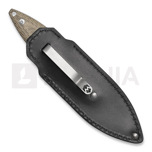 Mercury Hawky - M390 - Green Canvas Micarta kniv