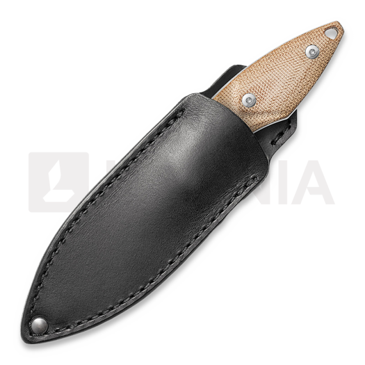 Mercury Hawky - M390 - Natural Canvas Micarta veitsi