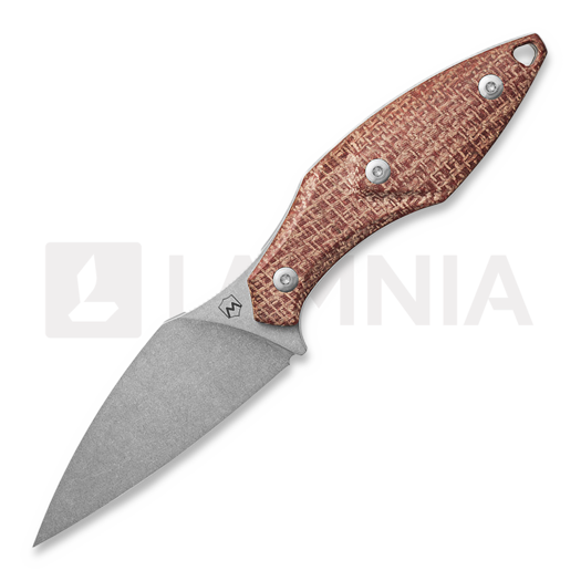 Nóż Mercury Hawky - M390 - Red Burlap Micarta