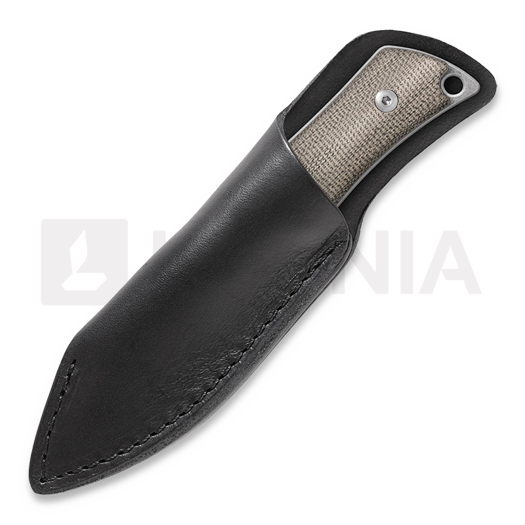 Mercury Kali - Clip Point - Green Canvas Micarta kniv