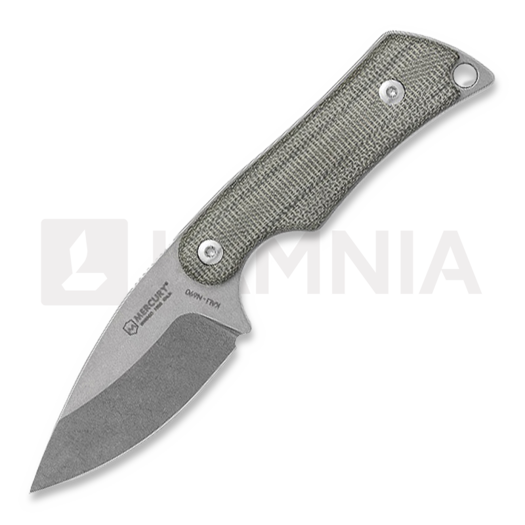 Mercury Kali - Drop Point - Green Canvas Micarta ナイフ