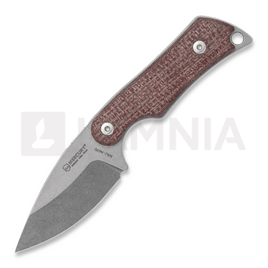 Coltello Mercury Kali - Drop Point - Red Burlap Micarta