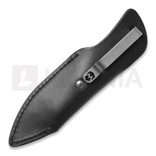 Mercury Kali - Drop Point - Red Burlap Micarta peilis