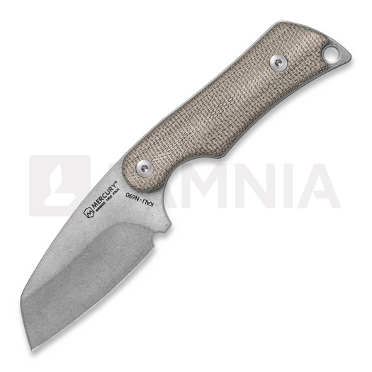 Mercury Kali - Sheepsfoot - Green Canvas Micarta ナイフ
