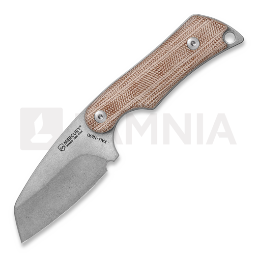 Couteau Mercury Kali - Sheepsfoot - Natural Canvas Micarta