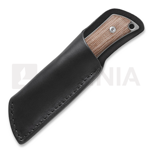 Mercury Kali - Sheepsfoot - Natural Canvas Micarta kniv