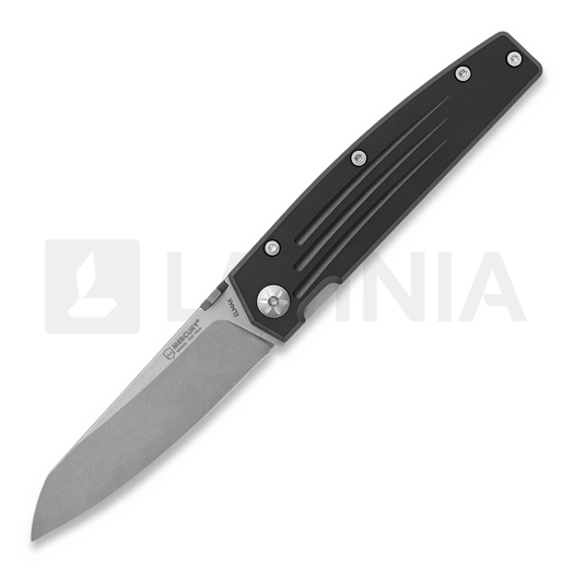 มีดพับ Mercury Logan Mini - Elmax Stonewashed - Aluminium Black