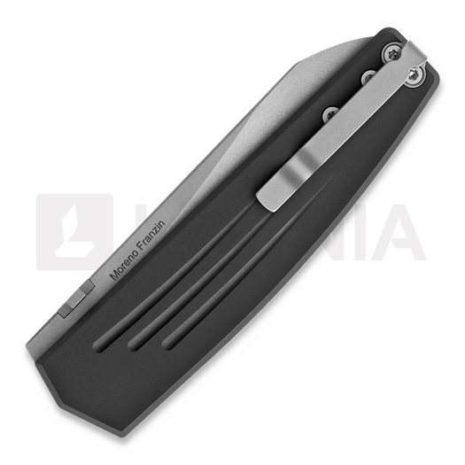 Mercury Logan Mini - Elmax Stonewashed - Aluminium Black foldekniv