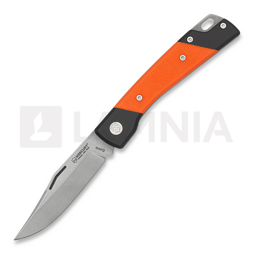 Mercury Luc - Elmax - G10 Orange 折り畳みナイフ