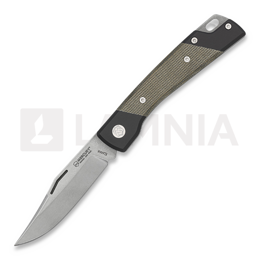 Складний ніж Mercury Luc - Elmax - Green Canvas Micarta
