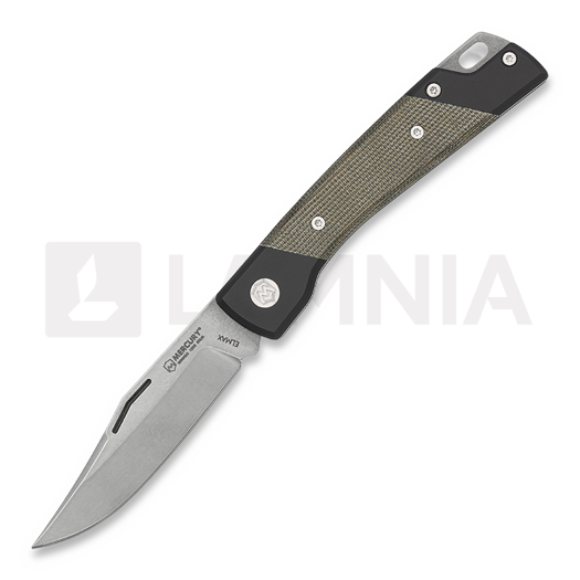 Saliekams nazis Mercury Luc - Elmax - Green Canvas Micarta