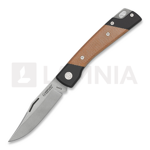Navalha Mercury Luc - Elmax - Natural Canvas Micarta