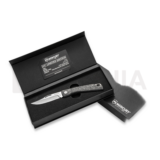 Mercury Luc - Magnacut - Dark Matter Carbonfiber sulankstomas peilis