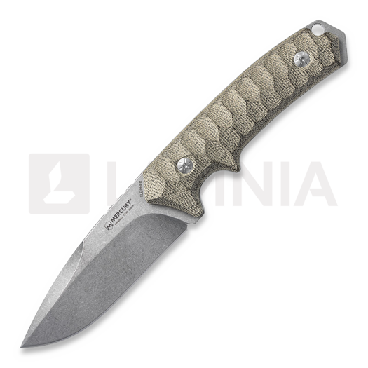 มีด Mercury Ranger - Sleipner - Green Canvas Micarta