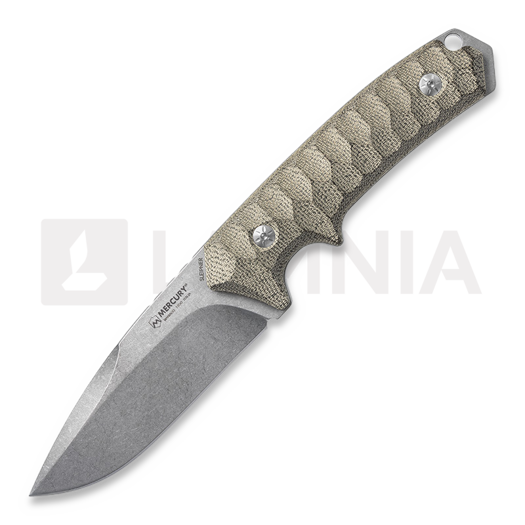 Mercury Ranger - Sleipner - Green Canvas Micarta kniv