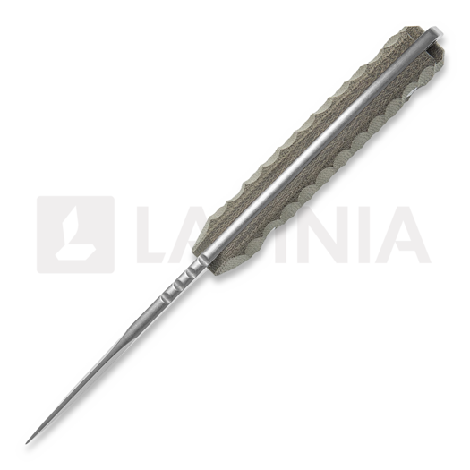 Mercury Ranger - Sleipner - Green Canvas Micarta kniv