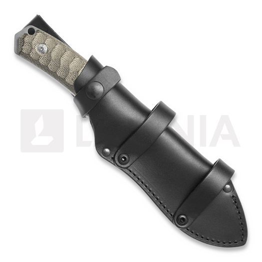 Mercury Ranger - Sleipner - Green Canvas Micarta kniv