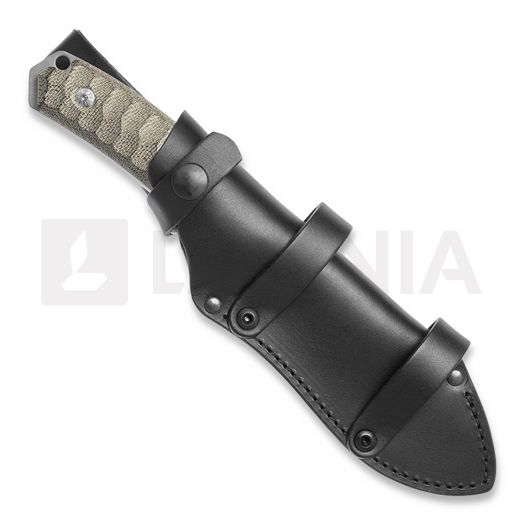 Mercury Ranger - Sleipner - Green Canvas Micarta veitsi