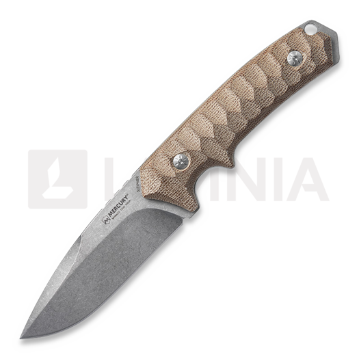 Cuțit Mercury Ranger - Sleipner - Natural Canvas Micarta