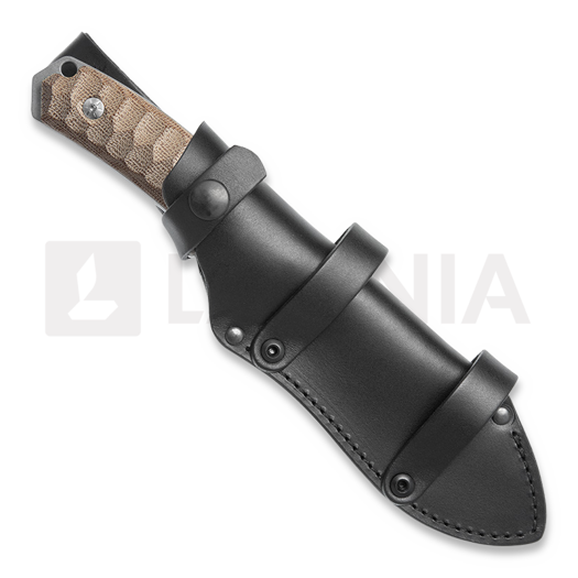 Mercury Ranger - Sleipner - Natural Canvas Micarta kniv