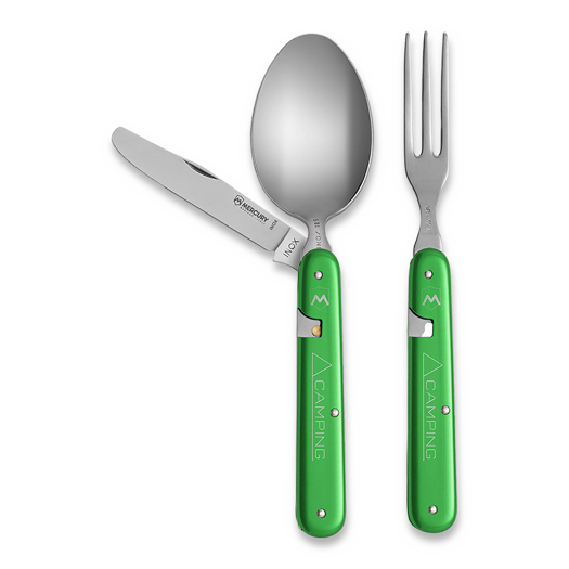 Mercury Rover Camping Cutlery, grøn