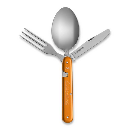 Mercury Rover Camping Cutlery, laranja
