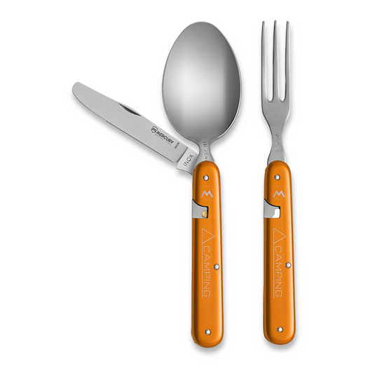 Mercury Rover Camping Cutlery, orange