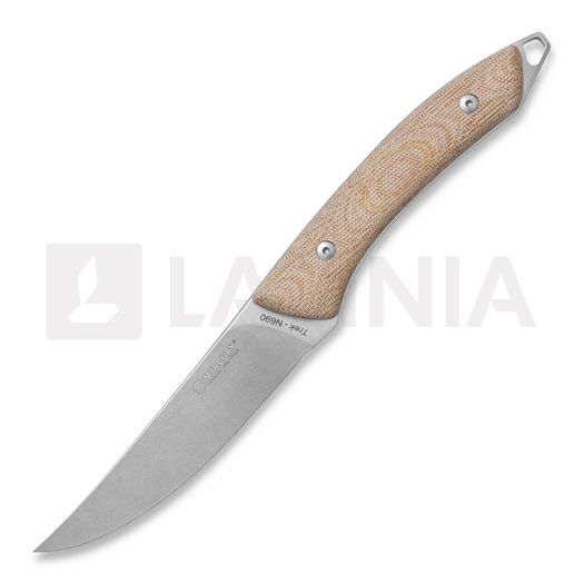 Mercury Trek - N690 - Natural Canvas Micarta veitsi