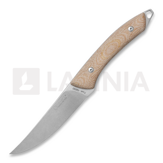 Mercury Trek - N690 - Natural Canvas Micarta veitsi