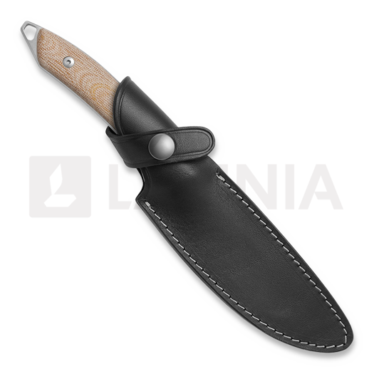 Mercury Trek - N690 - Natural Canvas Micarta kniv