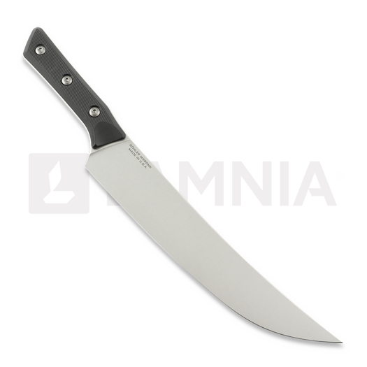 Kuchyňsk&yacute; nůž Microtech 10" Butcher Knife - Stonewash - Black G10 3800-10BK
