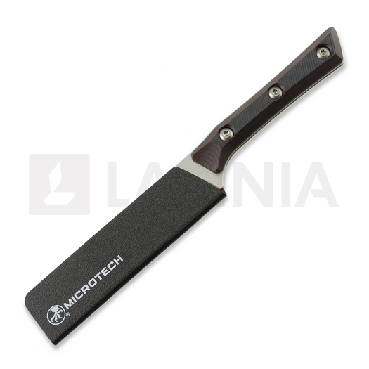 Steak knife Microtech 4,5" Serrated Steak Knife Set - Stonewash - Black Cherry G10 3600-12SETBC