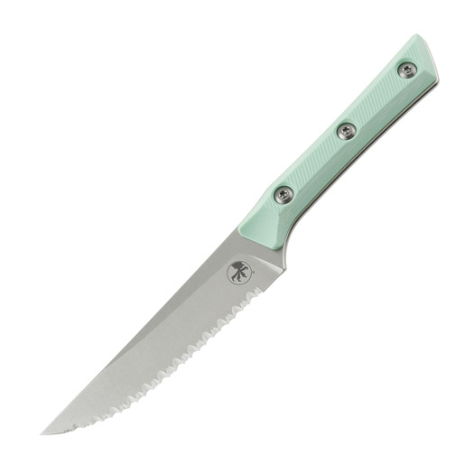 Steak knife Microtech 4,5" Serrated Steak Knife Set - Stonewash - Caribbean Blue G10 3600-12SETCA
