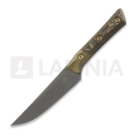 Steak knife Microtech 4,5" Steak Knife Set Bolstered - DLC- Livewire Carbon Fiber Signature Series 3600B-1SETDLCLWCFS