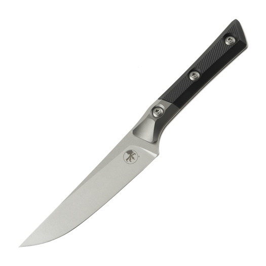 Steak knife Microtech 4,5" Steak Knife Set Bolstered - Stonewash - Black G10 3600B-10SETBK